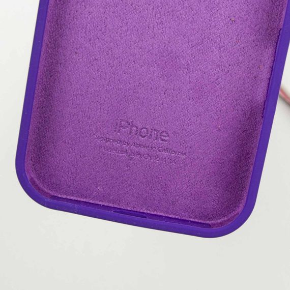 Чехол Silicone Case Full Protective (AA) для Apple iPhone 16 Pro Max (6.9") Фиолетовый / Ultra Violet | Зображення 7