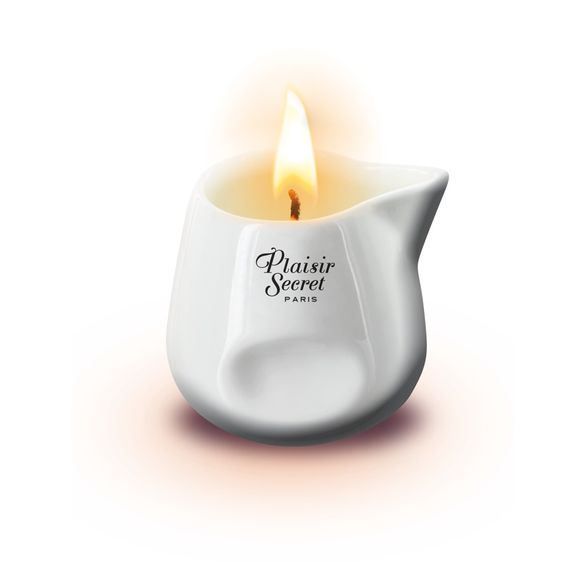 Масажна свічка - Plaisir Secrets Massage Candle Strawberry, 80 мл | Зображення 1