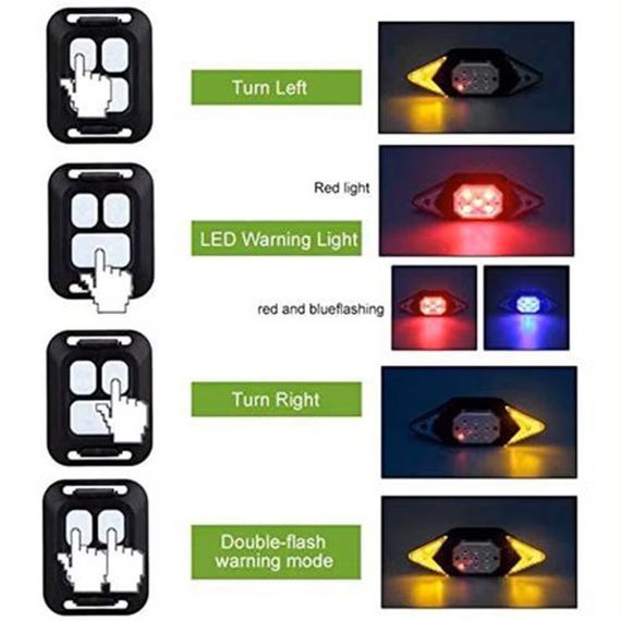 Задній велосипедний покажчик LY-6700, Стоп-сигнал на задню раму велосипеда, Ліхтар задній вело DW-13 | Зображення 4