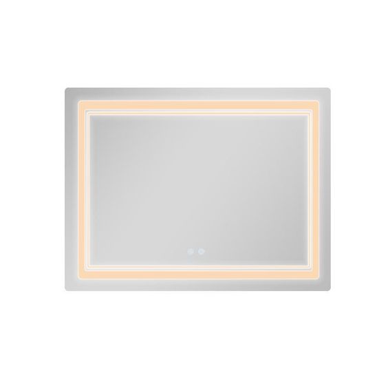 Дзеркало Qtap Cardinal (CA2) 1000х800 з LED-підсвічуванням Touch, з антизапотіванням, з димером, рег. темп. кольору (3000-6500K) | Зображення 4