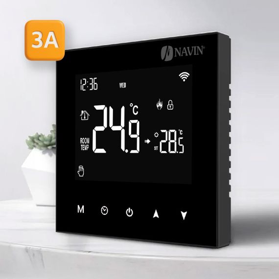 Терморегулятор для котла опалення NAVIN WT100 B-3А з Wi-Fi | Зображення 1