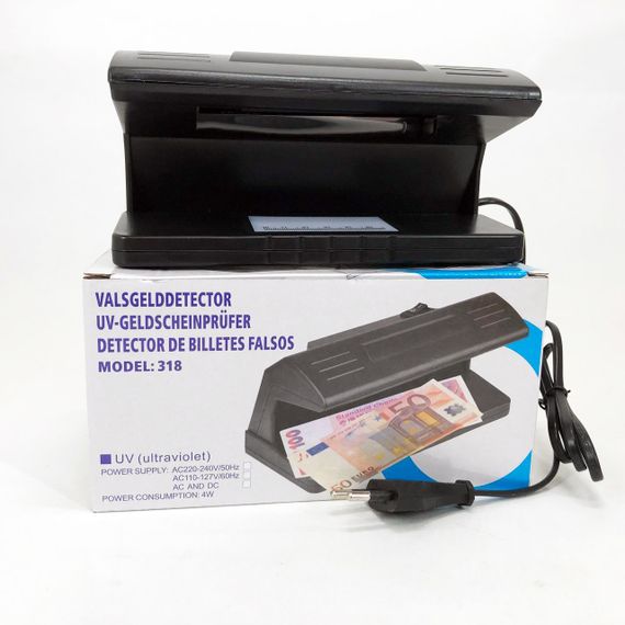 Детектор валют ультрафіолетовий Counterfeit Money Detector UV Ultraviolet Light 318 | Зображення 4