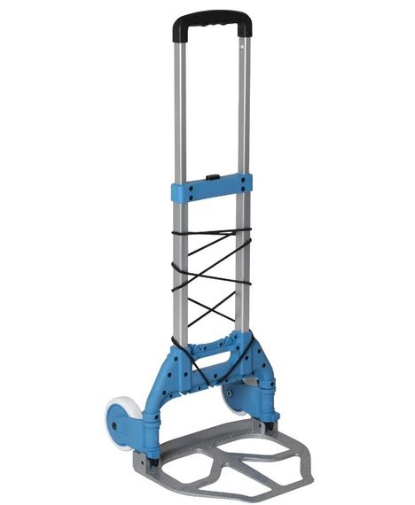 Візок господарський Bo-Camp Trolley Foldable 75 kg Silver/Blue (5267283) (DAS302122)