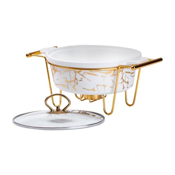 Марміт порцелянаовий круглий 1 літр із підігрівом HP1037 | Зображення 4