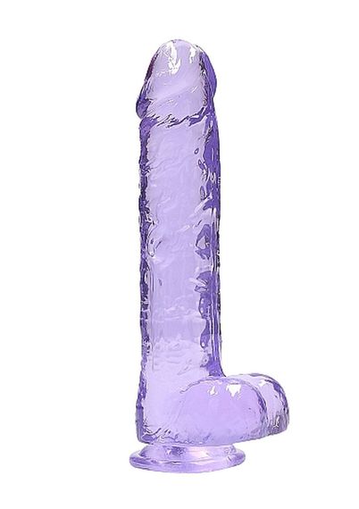 Фалоімітатор - Realrock Dildo 9" Purple | Зображення 5