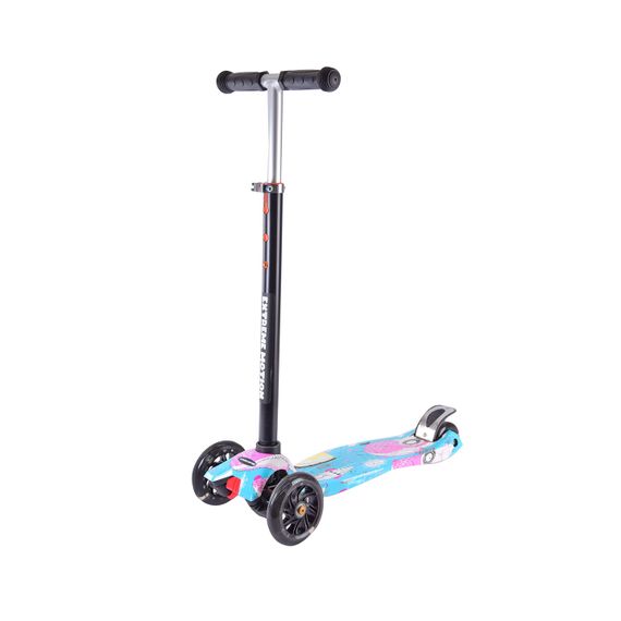 Самокат детский для девочки Scooter на 3-6 лет светящиеся колеса RT | Зображення 1