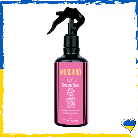 Освежитель воздуха. Парфюмерный спрей для дома Moschino Toy 2 Bubble Gum Brand Collection 275 мл