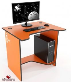 Стол геймерский ZEUS Sputnik оранж-черный