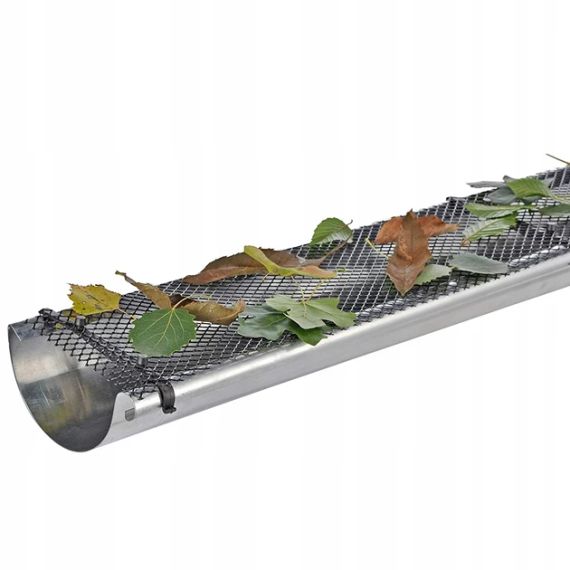 Сетка защитная для водостока от листьев 6 м х 18 см 15 крючков VOREL-69851 | Зображення 7