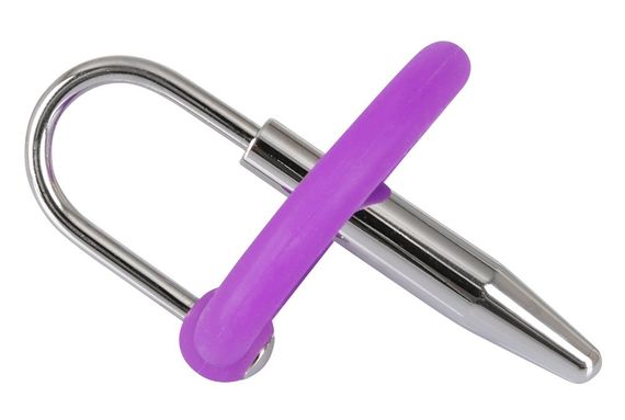 Стимулятор уретри - Penis Plug + Silicone Glans Ring Dilator Sex Aura | Зображення 5