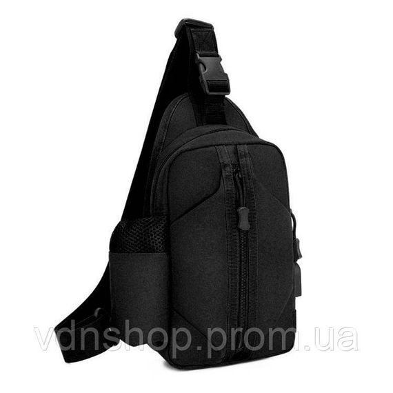 Чоловіча сумка кабура тактична плечова, Практична чоловіча сумка слінг, Практична сумка-месенджер RG-62