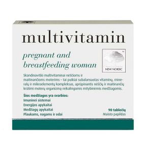 Витаминно-минеральный комплекс для женщин New Nordic Multivitamin Pregnant and Breastfeeding Woman 90 Tabs