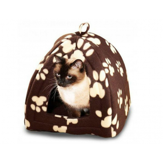 Мягкий домик для собак и кошек Pet Hut Brown | Зображення 1