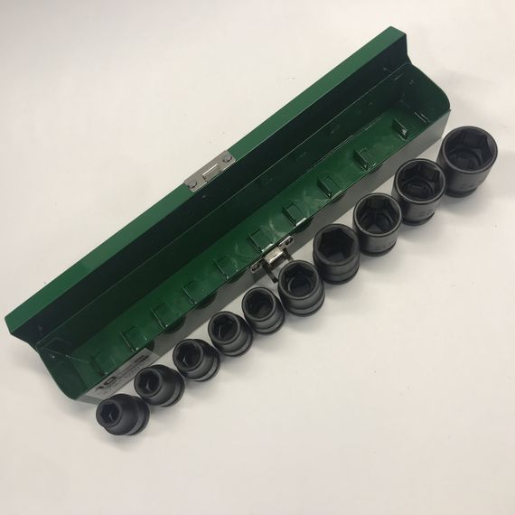 Набор ударных головок TOPTUL 1/2" 10-24мм 10ед. GDAD1001 | Зображення 3