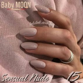 Гель-лак BABY MOON Sensual Nude №15 бежевий, 6 мл