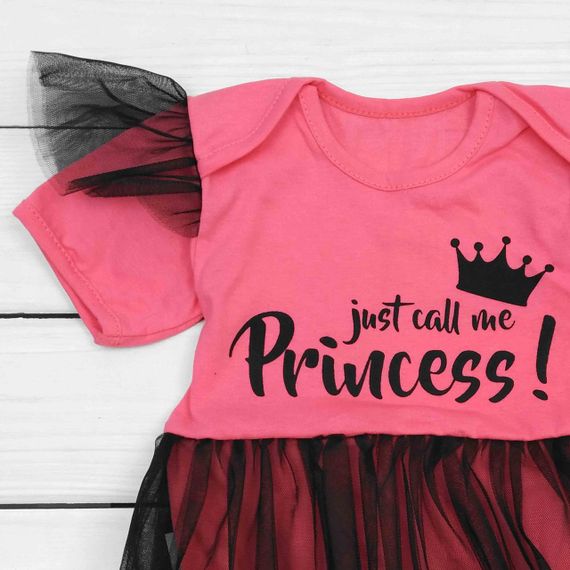 Боди платье для девочки с фатином Princess | Зображення 1