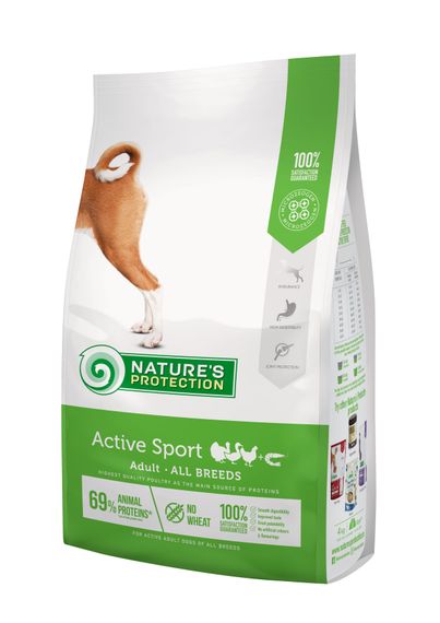 Nature's Protection Active Sport Adult All Breeds Сухий корм для спортивних, мисливських та службових собак 4 кг