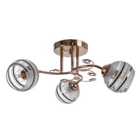 Люстра потолочная классическая в спальню E27 60W G (LK-560C/3)