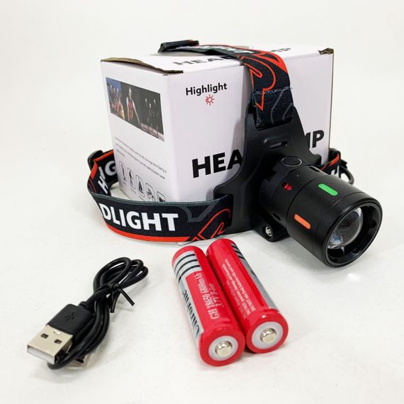 Дуже потужний налобний ліхтар, Ліхтар для рятувальників на голову, Ліхтарик на голову для альпінізму SZ-48 | Зображення 1