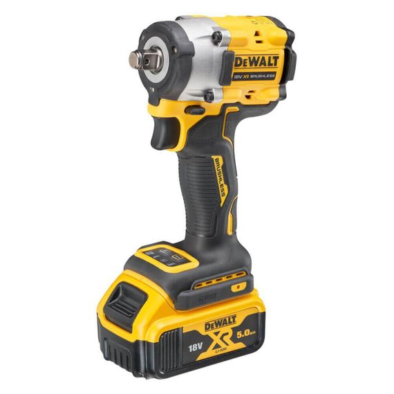 Гайковерт ударный аккумуляторный бесщёточный 610Нм DeWALT DCF921P2T | Зображення 1