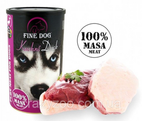 Вологий корм для собак Fine Dog Duck з качкою 1.2 кг 343