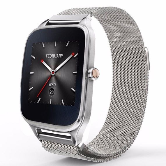 Міланський сітчастий ремінець для годинника Asus ZenWatch 2 Women (WI502Q) - Silver | Зображення 1