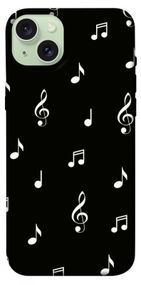 Чохол з картинкою Notes on black для Apple iPhone 15 Plus (6.7")