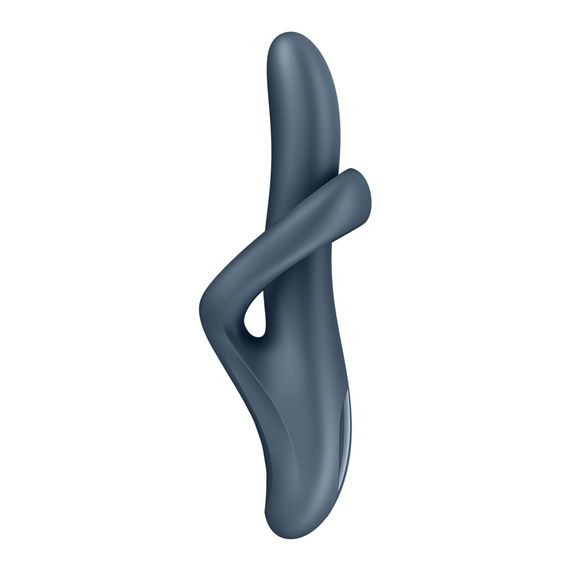 Вібратор з ротацією Satisfyer Heat Flex 4 Grey, підігрів до 39°C | Зображення 1