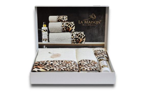 Подарочный набор полотенец La Maison, 3 шт. с ароматом Peny | Зображення 3