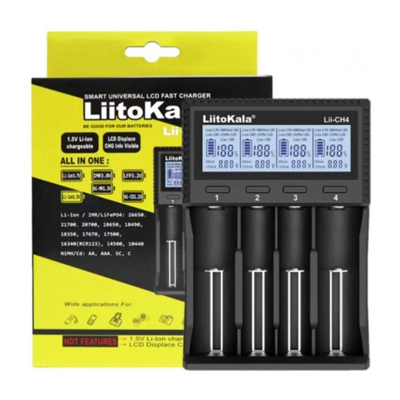 Універсальний зарядний пристрій LiitoKala 5V 2A на 4 канали Lii-CH4 (46668-LiitoKala Lii-CH4_405) | Зображення 2