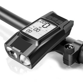 Универсальная велосипедная фара BK-1920-2T6, Фара алюминиевая велосипедная передняя EX-49