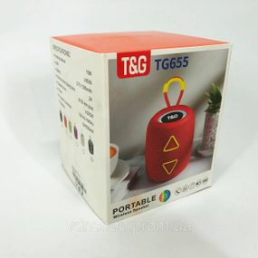 Портативна колонка bluetooth з AUX входом TG655, Портативна бездротова колонка з хорошим звуком CG-50