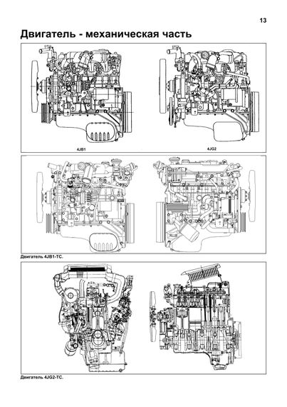 Книга: Двигатели Isuzu 4JA1, 4JB1, 4JC1, 4JG2. Руководство по ремонту. | Зображення 2