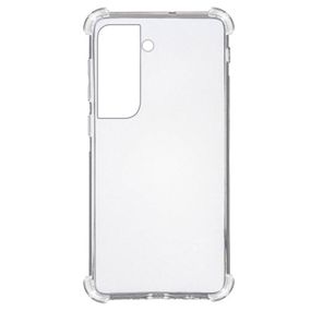 TPU чехол GETMAN Ease logo усиленные углы для Samsung Galaxy S21+ Бесцветный (прозрачный)