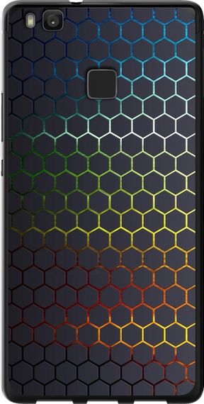 Чехол на Huawei P9 Lite Переливающиеся соты "498u-298-17620"