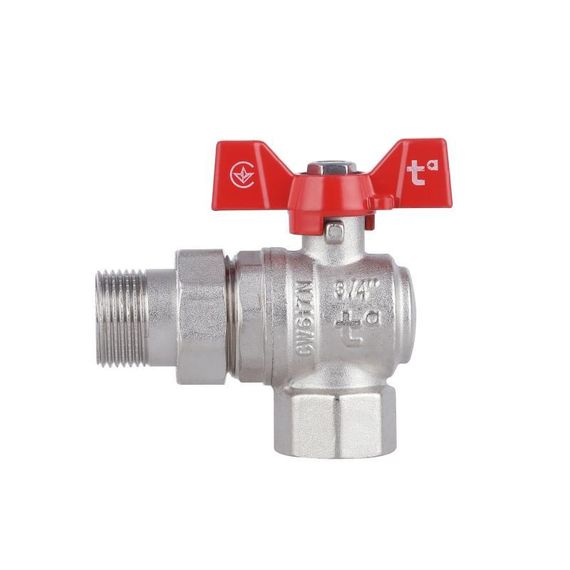 Кран кульовий "Американка" SD Forte 3/4" кутовий SF221W20 | Зображення 3