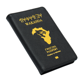Обкладинка для паспорта SV у стилі Kingdom of WAKANDA 14.5*10cm Style 3, Чорний