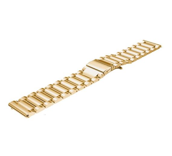 Металевий ремінець Primo для годинника Samsung Galaxy Watch 46mm (SM-R800) - Gold | Зображення 2