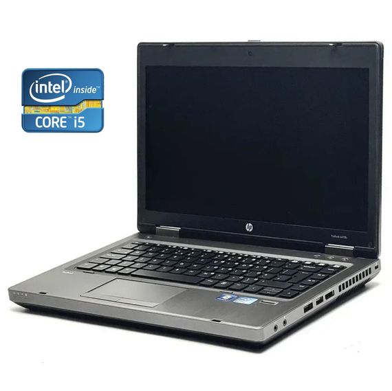 Ноутбук HP ProBook 6470b / 14" (1366x768) TN / Intel Core i5-3320M (2 (4) ядра по 2.6 - 3.3 GHz) / 4 GB DDR3 / 120 GB SSD / Intel HD Graphics 4000 / WebCam / DVD-RW б/у
