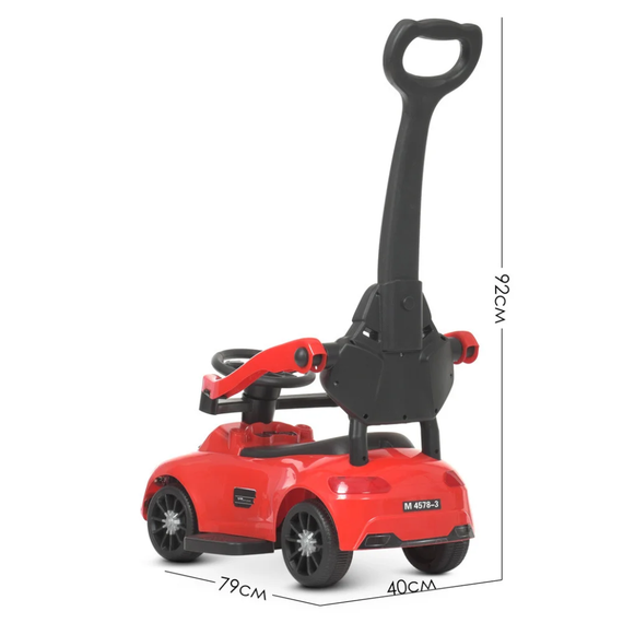 Каталка-толокар Bambi Racer M 4578-3 Красный музыкальный | Зображення 3