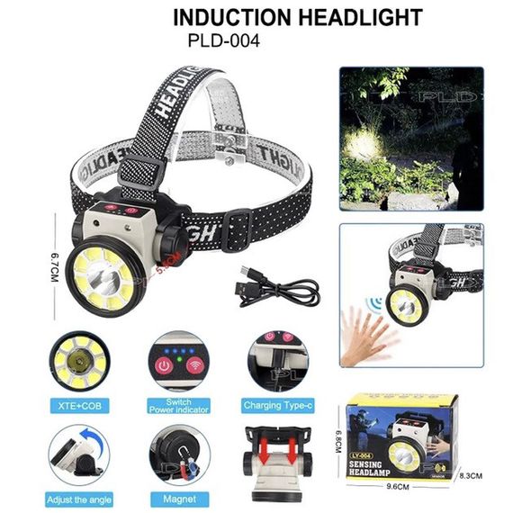 Ліхтар PA-176 налобний PLD-LY004-XPE+COB | Зображення 1