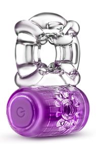 Ерекційне віброкільце PLAY WITH ME ONE NIGHT STAND VIBRATING C-RING PURPLE