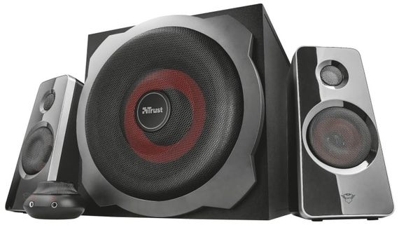Акустическая система (Колонки) Trust 2.1 GXT 38 Tytan Ultimate Bass Speaker Set BLACK 19023_TRUST