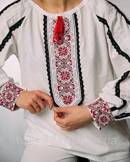 Жіноча вишиванка red/black ПП7450 | Зображення 3