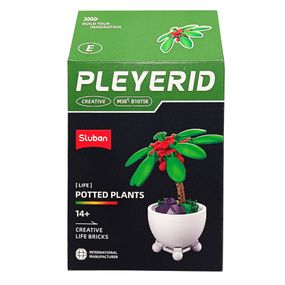 Детский конструктор "Цветы в горшке" Potted Plants SLUBAN M38-B1075E