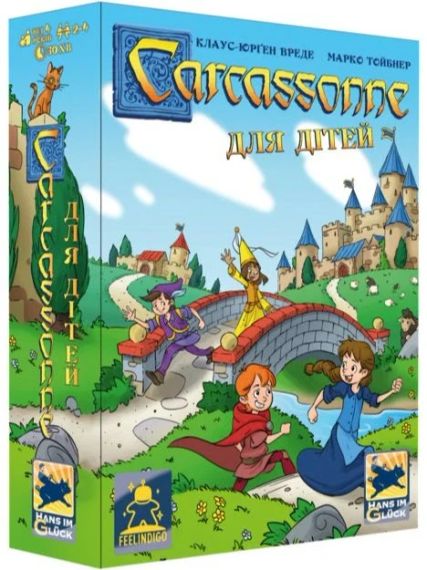 Настільна гра Каркассон для дітей (Carcassonne Junior) укр.