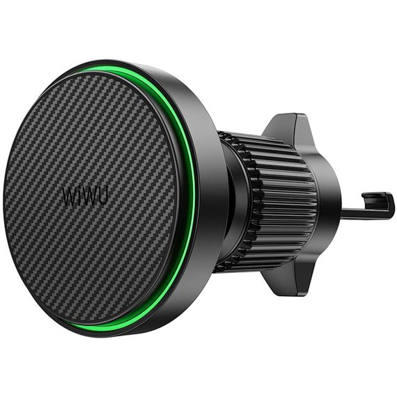 Автодержатель с БЗУ WIWU CH-325 Warriors Qi2 15W Black | Зображення 2