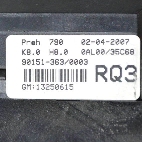 Блок управління клімат контролем Opel Astra H 2004-2010 пічкою обігрівачем Опель Астра 13250615 | Зображення 2