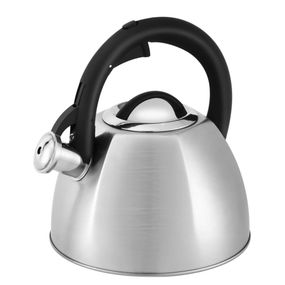 Чайник 3 л Con Brio CB-418 из нержавеющей стали со свистком для всех типов плит