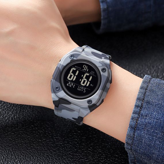 Годинник S2kmei 2160CMGY Camo Grey | Зображення 2